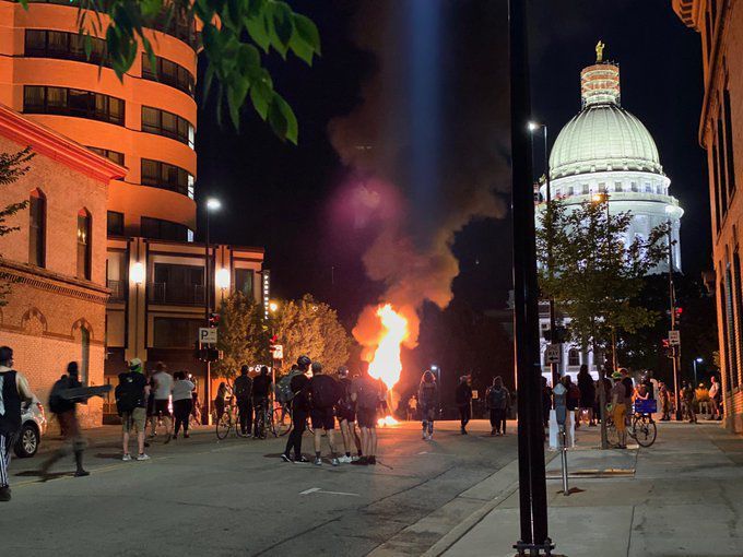 Dumpster fire
